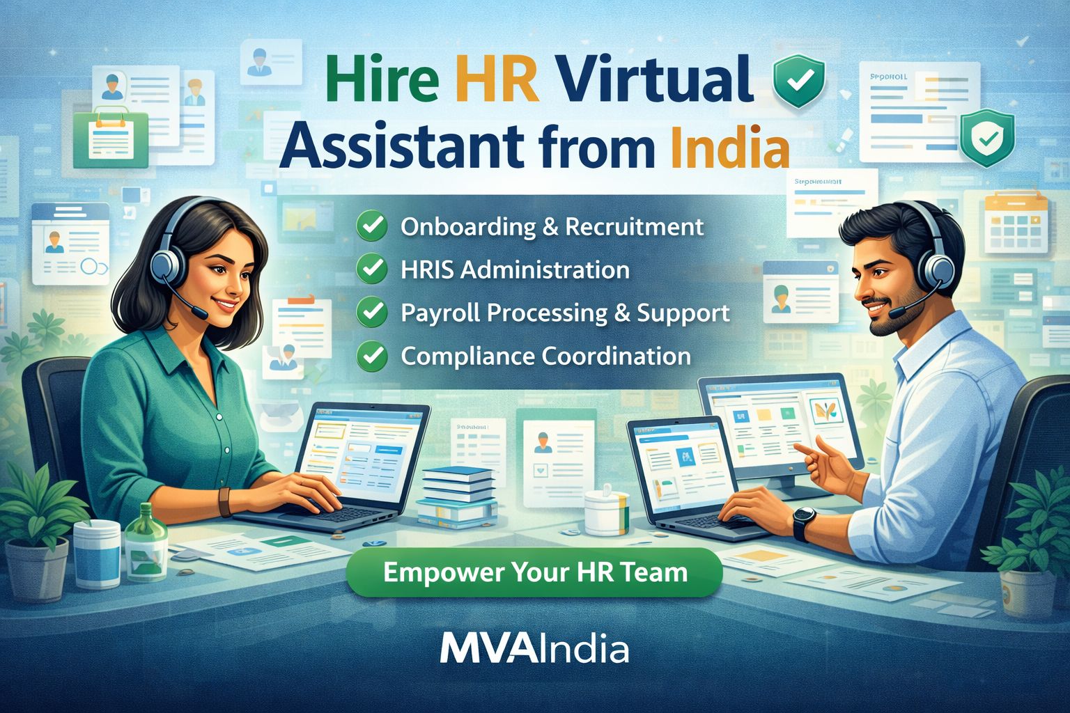 Hire HR and Recruitment Virtual Assistant from India