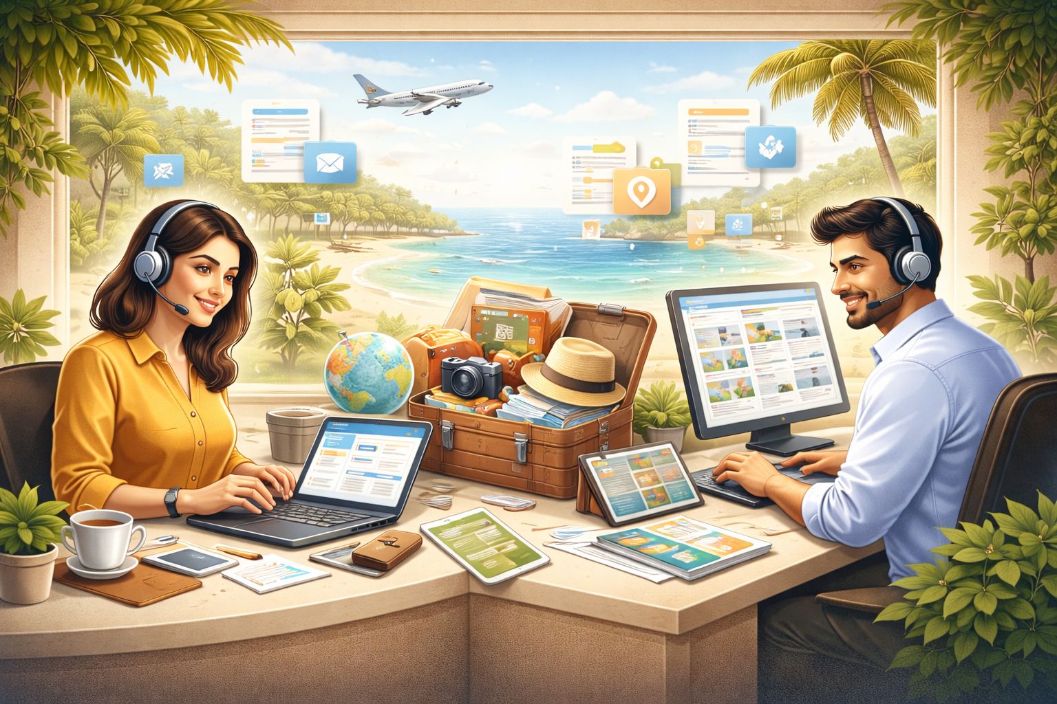 Hire Travel Industry Virtual Assistant from India for itinerary planning, bookings coordination, customer support and reporting – MVAIndia